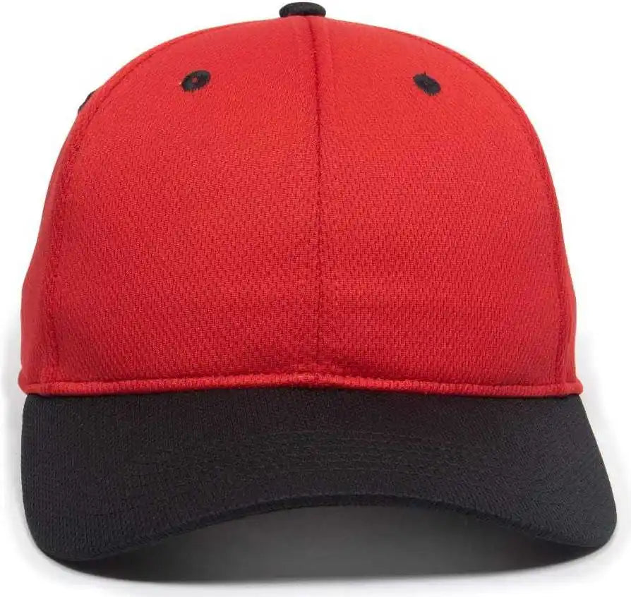 Oc Sports Ptm50 Protech Mesh Cap - Red Black