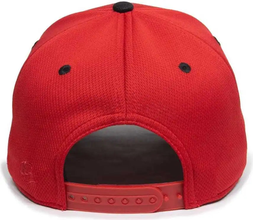 Oc Sports Ptm50 Protech Mesh Cap - Red Black