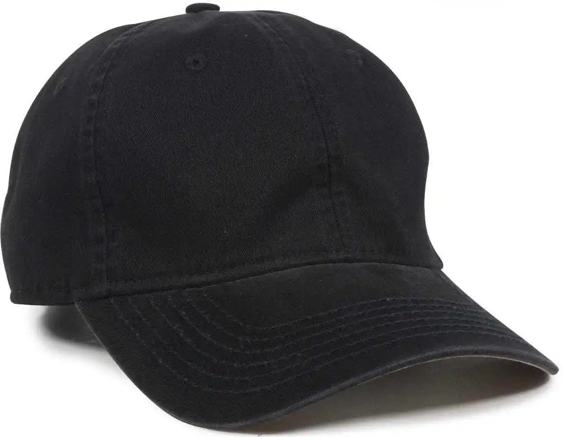 Oc Sports Pwt-100lth Adjustable Cap - Black - 6 7/8’’ - 7 1/2’’