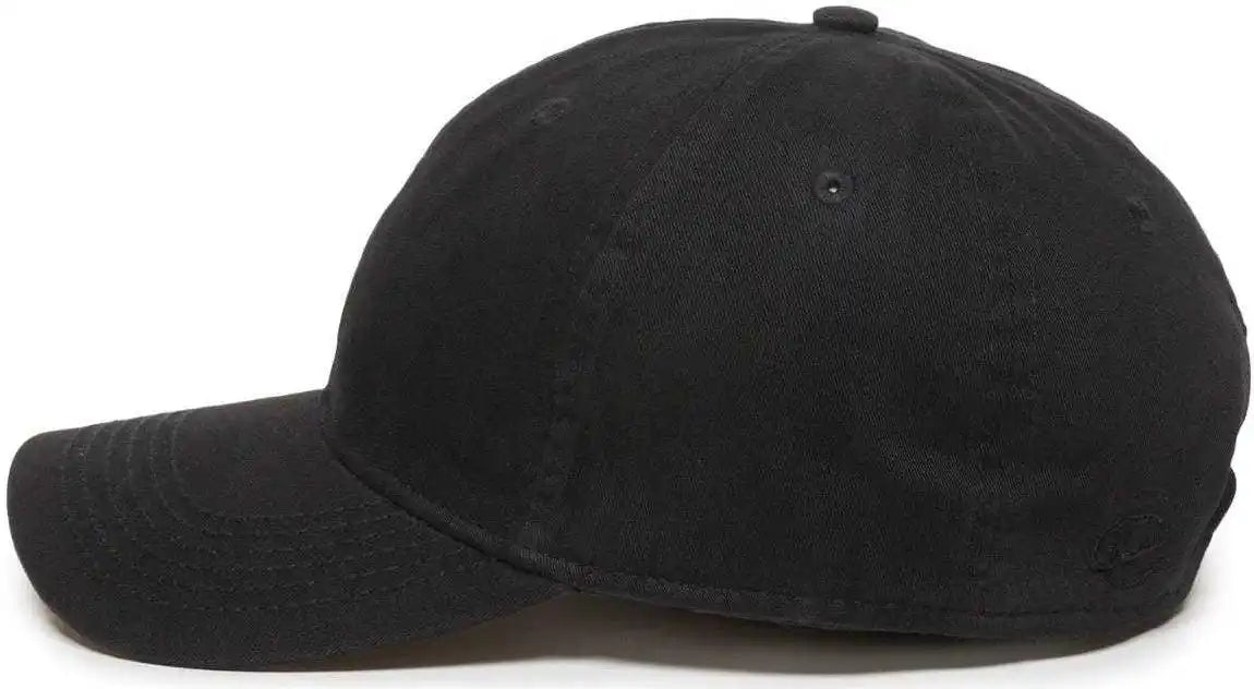 Oc Sports Pwt-100lth Adjustable Cap - Black - 6 7/8’’ - 7 1/2’’