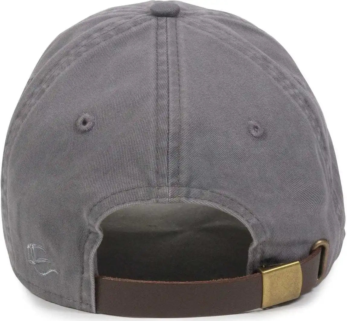 Oc Sports Pwt-100lth Adjustable Cap - Graphite - Dark Gray / 6 7/8’’ - 7 1/2’’