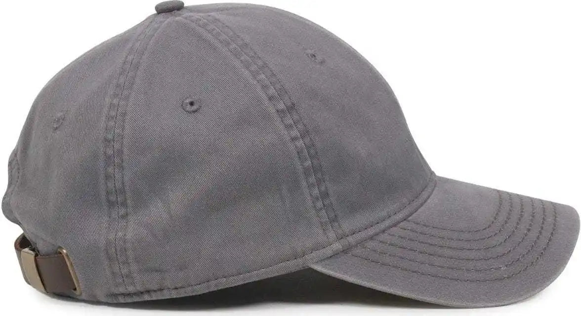 Oc Sports Pwt-100lth Adjustable Cap - Graphite - Dark Gray / 6 7/8’’ - 7 1/2’’