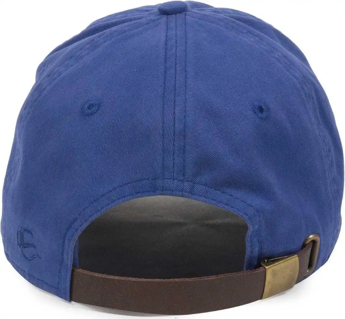 Oc Sports Pwt-100lth Adjustable Cap - Royal - 6 7/8’’ - 7 1/2’’