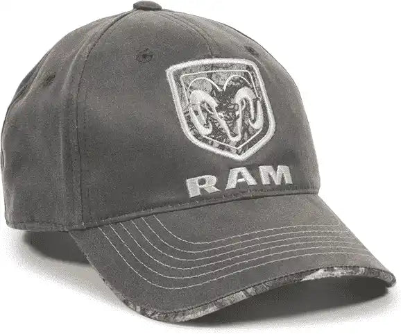 Oc Sports Ram11a Ram Adjustable Cap - Charcoal Realtree Edge - Dark Gray / 6 7/8’’ - 7 1/2’’