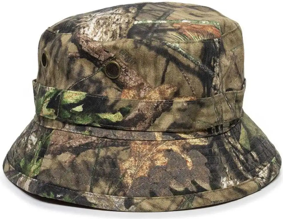 Oc Sports Rbh-100 Reversable Bucket Hat - Mossy Oak Break-up Country Blaze - one Size Fits Most