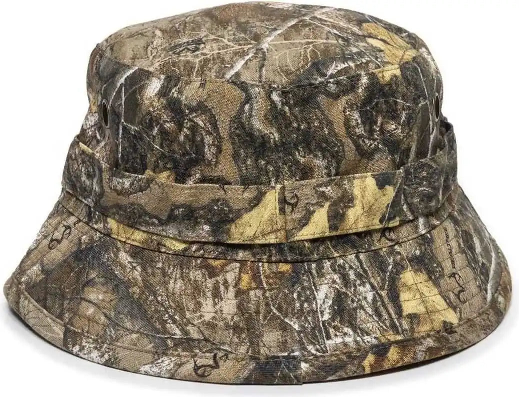 Oc Sports Rbh-100 Reversable Bucket Hat - Realtree Edge Blaze - one Size Fits Most