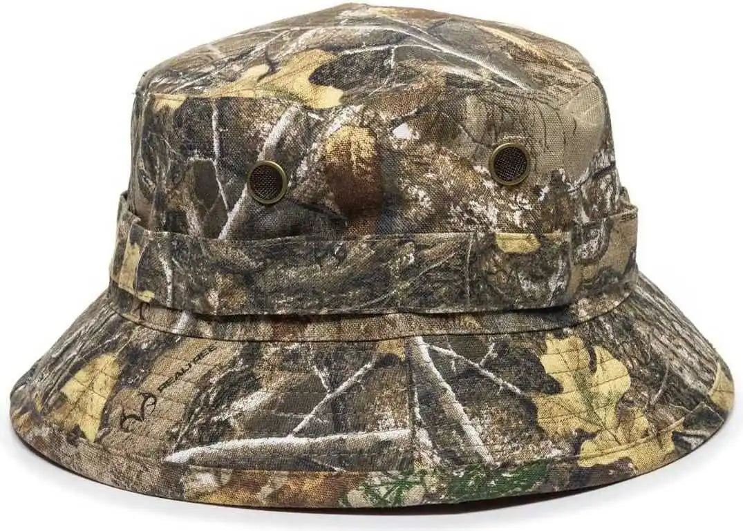 Oc Sports Rbh-100 Reversable Bucket Hat - Realtree Edge Blaze - one Size Fits Most