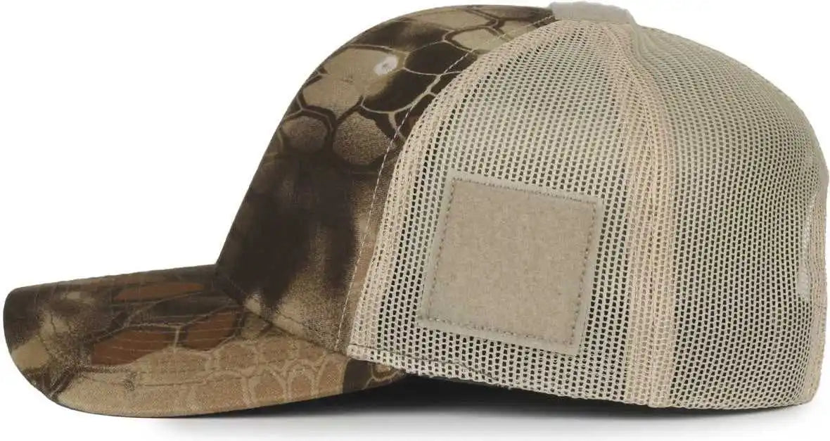 Oc Sports Rc-002c Loop Patch Cap - Kryptek Highlander Beige - Khaki / 6 7/8’’ - 7 1/2’’