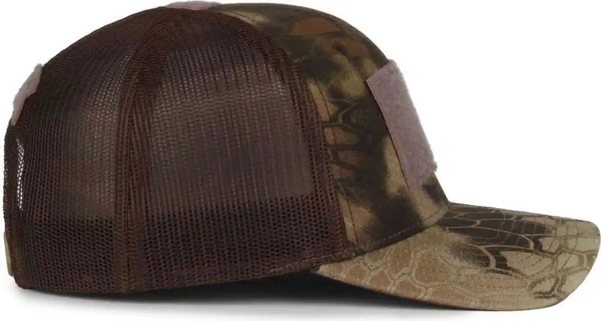 Oc Sports Rc-01c Loop Patch Cap - Kryptek Highlander Brown - 6 7/8’’ - 7 1/2’’