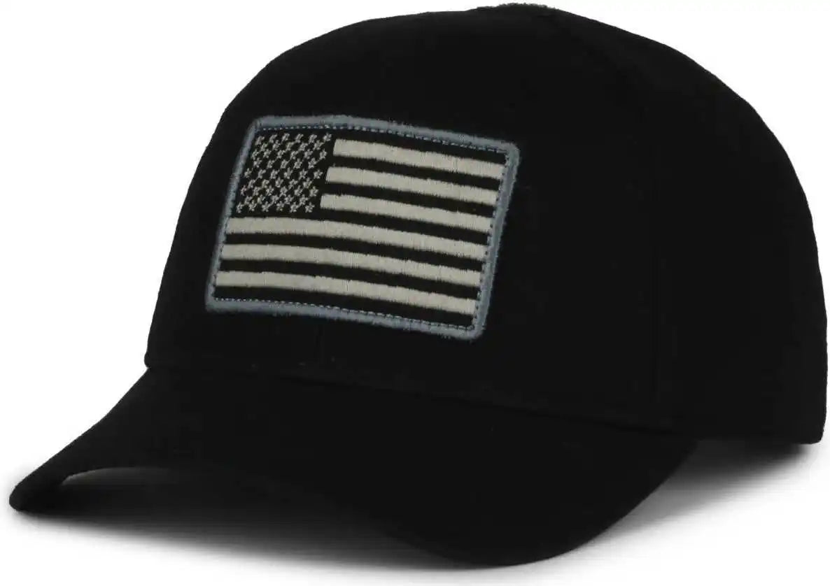 Oc Sports Rca-01 Fleece Lined Crown Cap - Black - 6 7/8’’ - 7 1/2’’