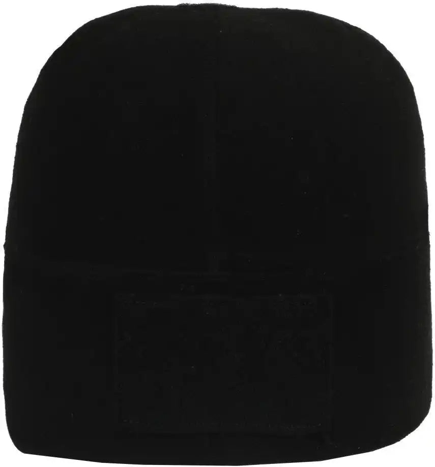Oc Sports Rcb-01 Loop Patch Polyester Fleece Beanie - Black - 6 7/8’’ - 7 1/2’’
