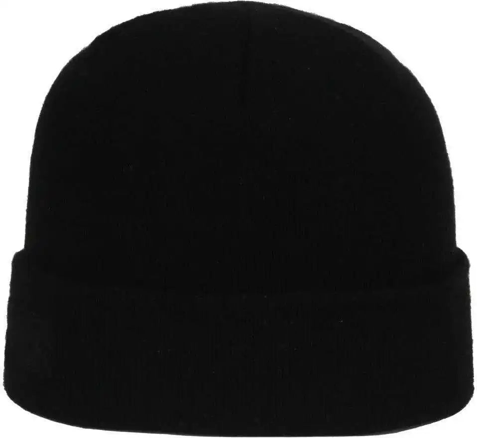 Oc Sports Rcb-01w Loop Patch Beanie with Cuff - Black - one Size Fits Most