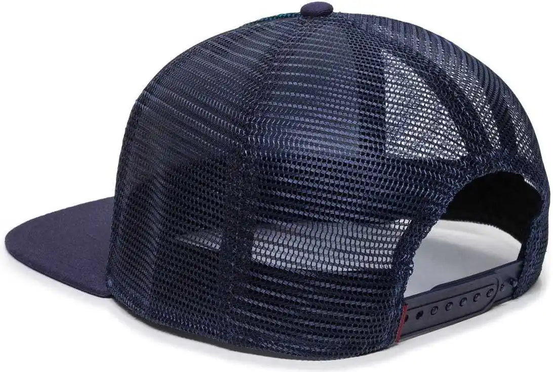 Oc Sports Redl108 Mesh Overlay Cap - Blue Navy - 6 7/8’’ - 7 1/2’’