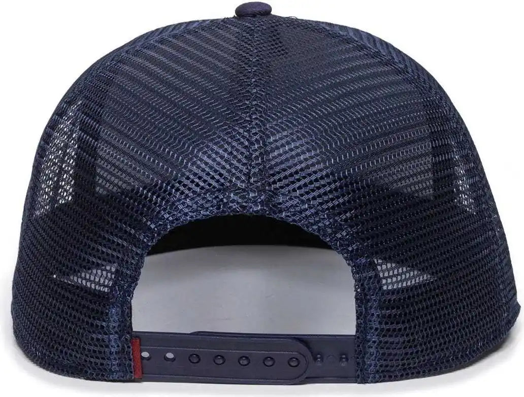 Oc Sports Redl108 Mesh Overlay Cap - Blue Navy - 6 7/8’’ - 7 1/2’’