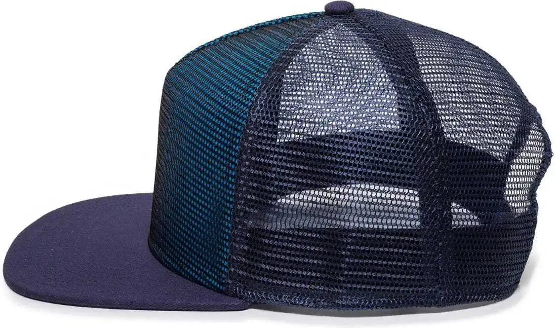 Oc Sports Redl108 Mesh Overlay Cap - Blue Navy - 6 7/8’’ - 7 1/2’’