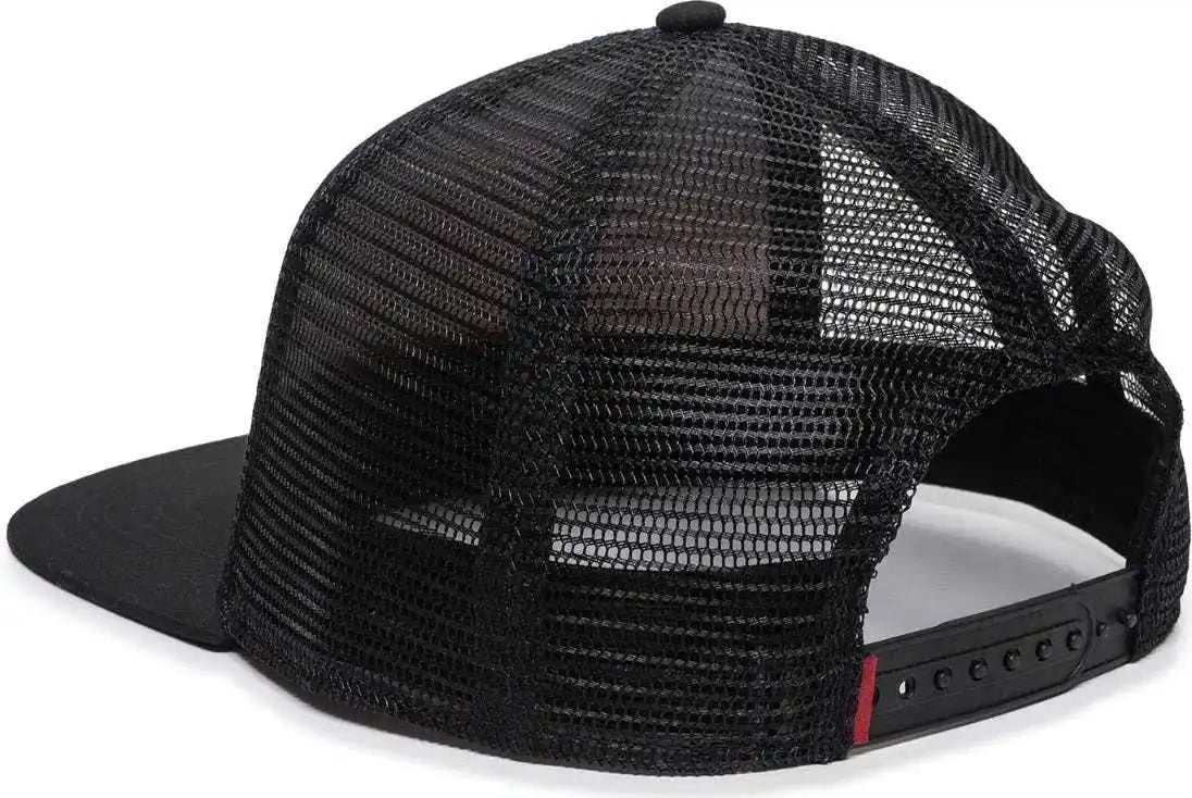 Oc Sports Redl108 Mesh Overlay Cap - Stripes Black - 6 7/8’’ - 7 1/2’’