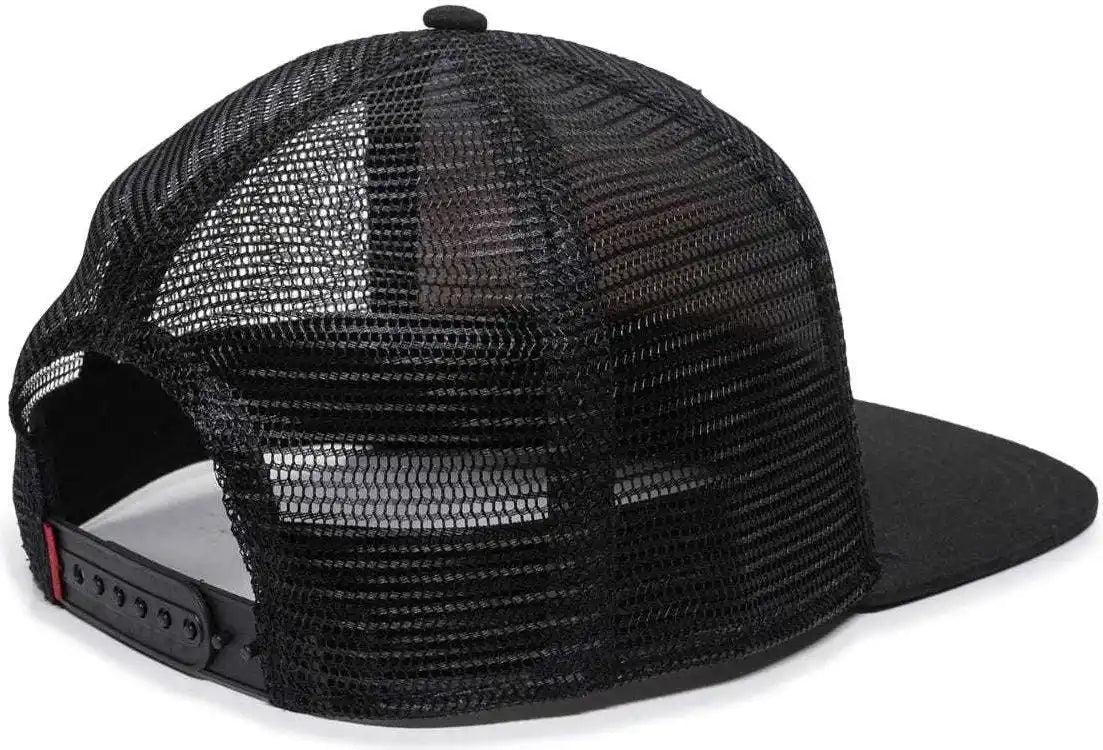 Oc Sports Redl108 Mesh Overlay Cap - Stripes Black - 6 7/8’’ - 7 1/2’’