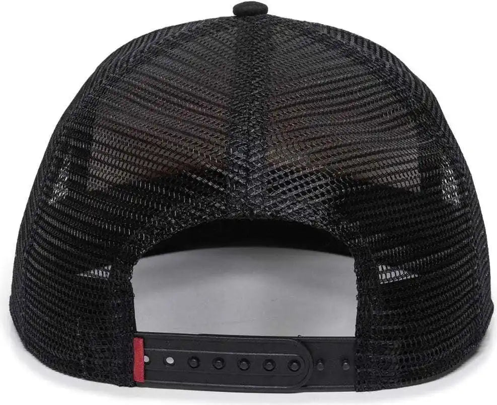 Oc Sports Redl108 Mesh Overlay Cap - Stripes Black - 6 7/8’’ - 7 1/2’’