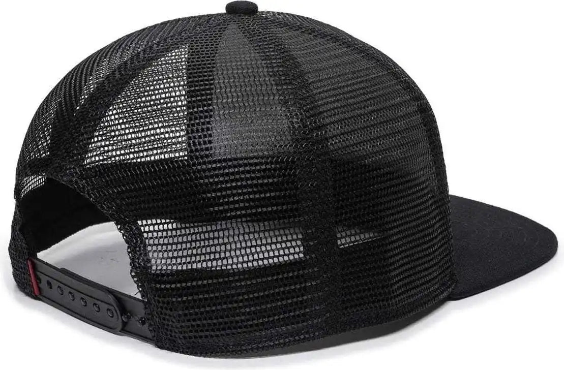 Oc Sports Redl108 Mesh Overlay Cap - White Black - 6 7/8’’ - 7 1/2’’