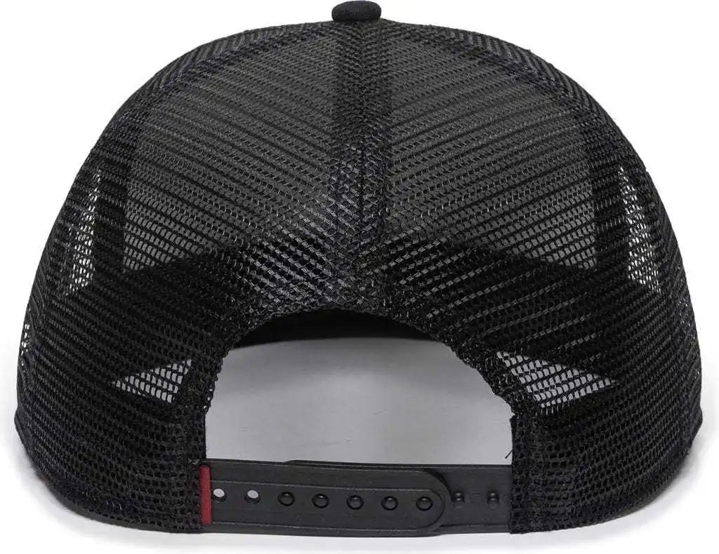 Oc Sports Redl108 Mesh Overlay Cap - White Black - 6 7/8’’ - 7 1/2’’