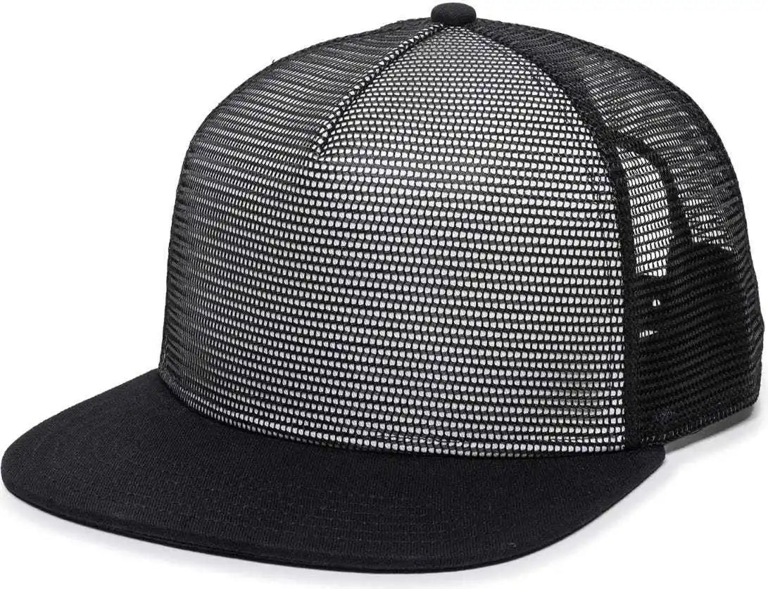Oc Sports Redl108 Mesh Overlay Cap - White Black - 6 7/8’’ - 7 1/2’’