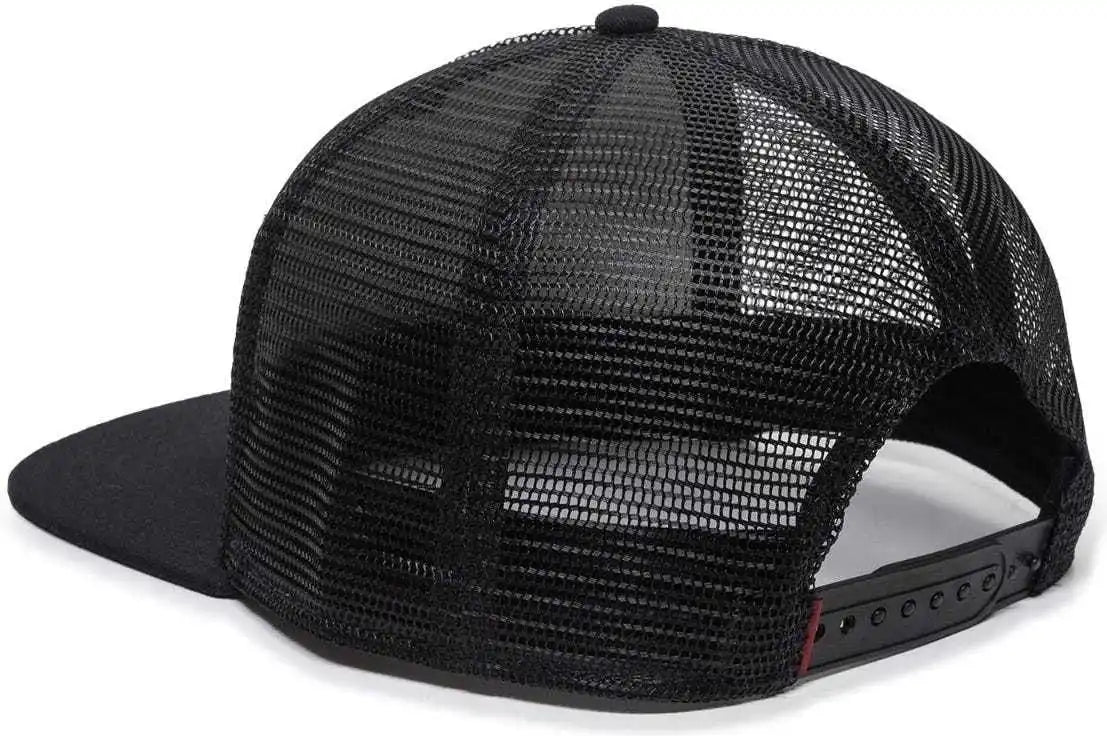 Oc Sports Redl108 Mesh Overlay Cap - White Black - 6 7/8’’ - 7 1/2’’