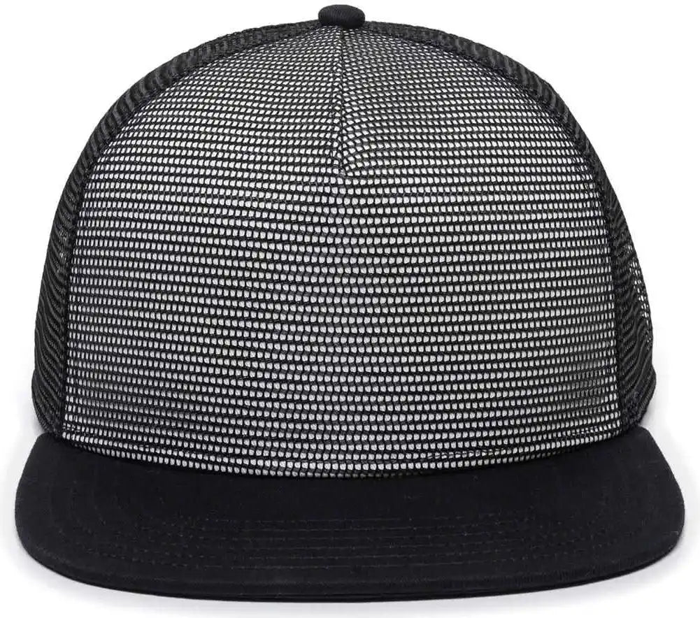 Oc Sports Redl108 Mesh Overlay Cap - White Black - 6 7/8’’ - 7 1/2’’