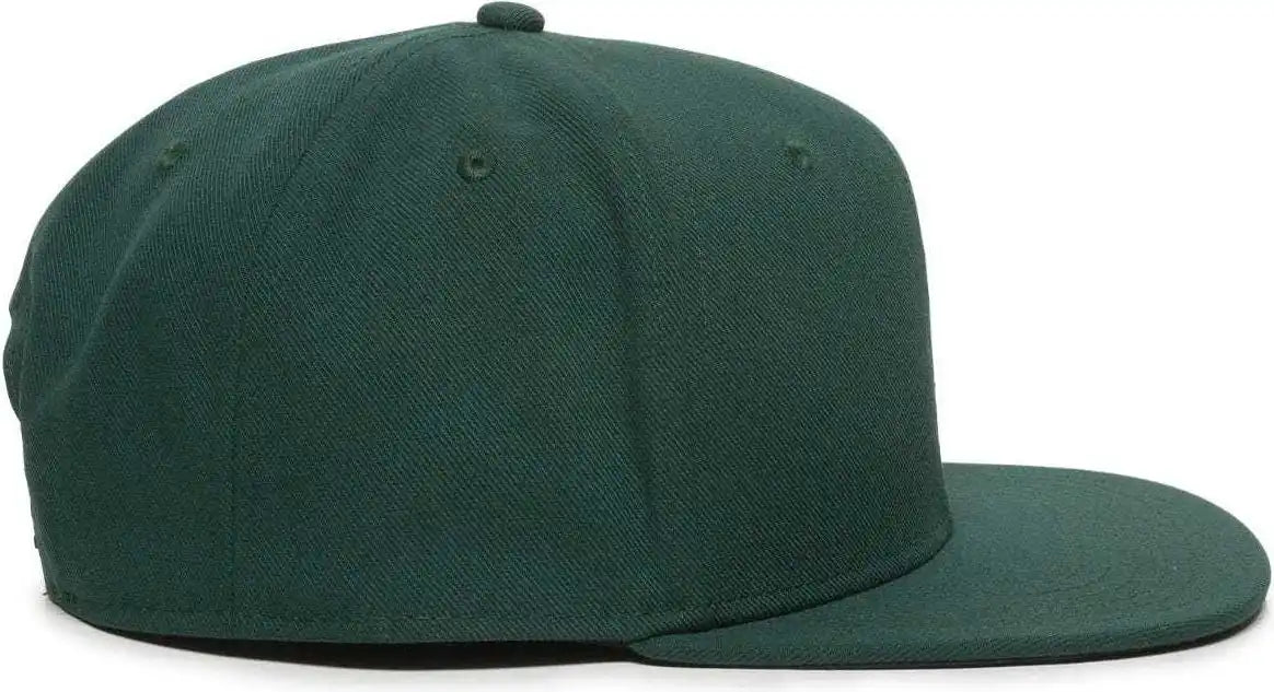 Oc Sports Redlbl101 Adjustable Flat Bill Heathered Cap - Green - 6 7/8’’ - 7 1/2’’