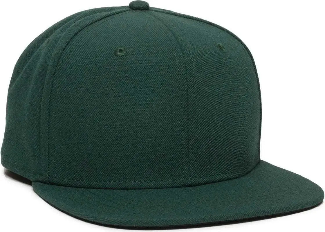 Oc Sports Redlbl101 Adjustable Flat Bill Heathered Cap - Green