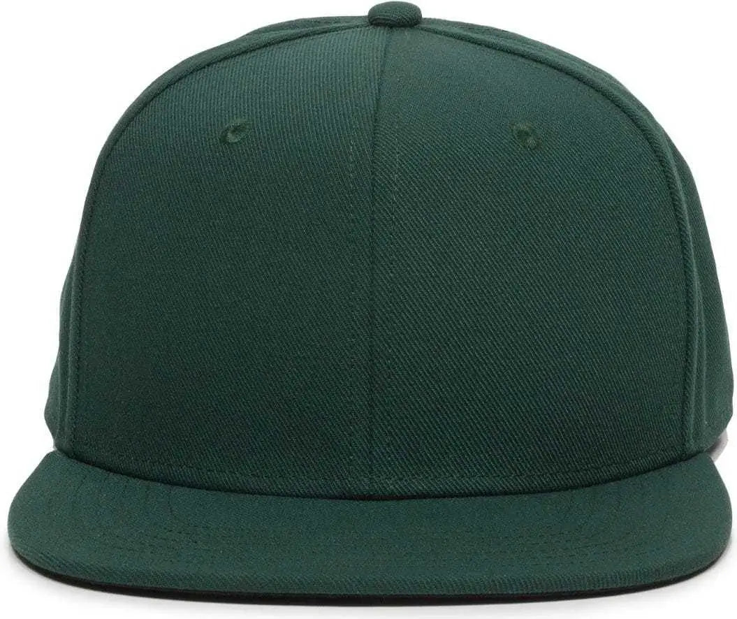 Oc Sports Redlbl101 Adjustable Flat Bill Heathered Cap - Green