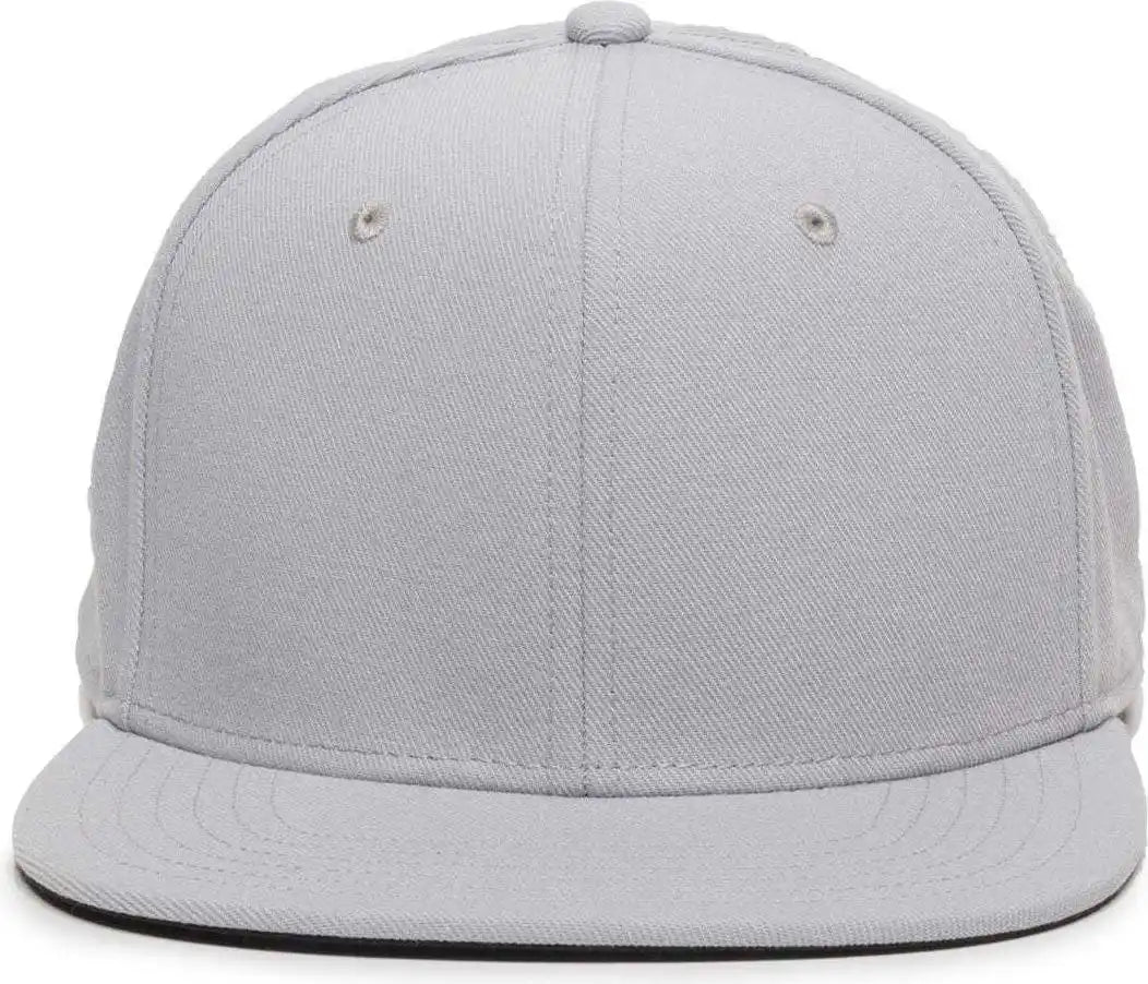 Oc Sports Redlbl101 Adjustable Flat Bill Heathered Cap - Light Grey - Gray / 6 7/8’’ - 7 1/2’’