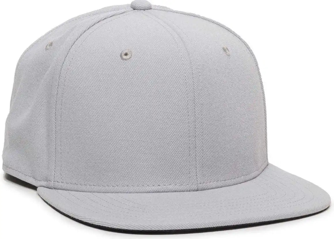 Oc Sports Redlbl101 Adjustable Flat Bill Heathered Cap - Light Grey - Gray / 6 7/8’’ - 7 1/2’’
