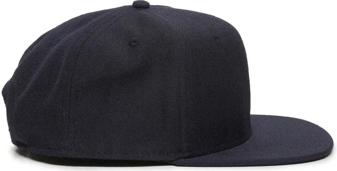 Oc Sports Redlbl101 Adjustable Flat Bill Heathered Cap - Navy - 6 7/8’’ - 7 1/2’’