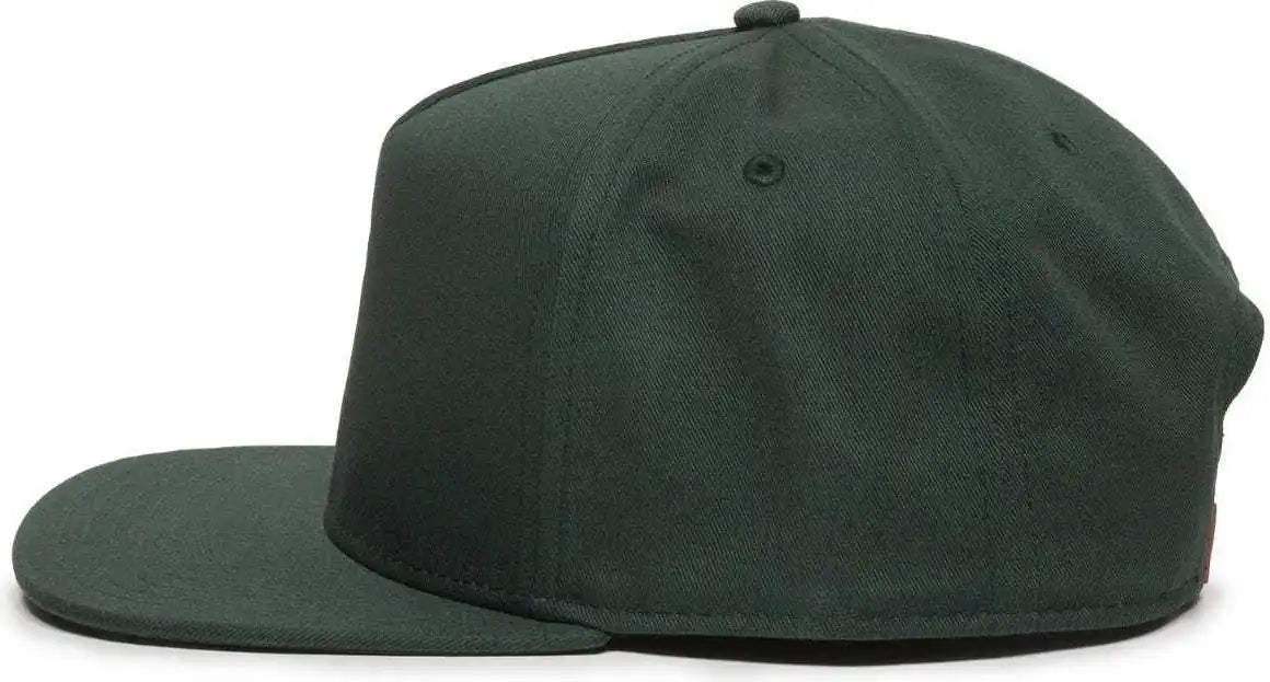 Oc Sports Redlbl102 Adjustable Flat Bill Cap - Green - 6 7/8’’ - 7 1/2’’