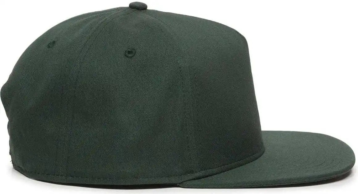Oc Sports Redlbl102 Adjustable Flat Bill Cap - Green - 6 7/8’’ - 7 1/2’’