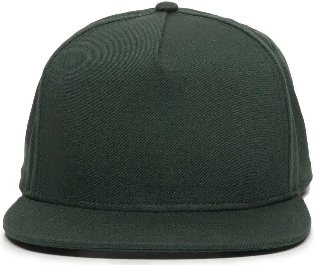 Oc Sports Redlbl102 Adjustable Flat Bill Cap - Green - 6 7/8’’ - 7 1/2’’