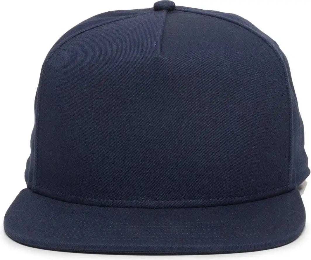 Oc Sports Redlbl102 Adjustable Flat Bill Cap - Navy - 6 7/8’’ - 7 1/2’’