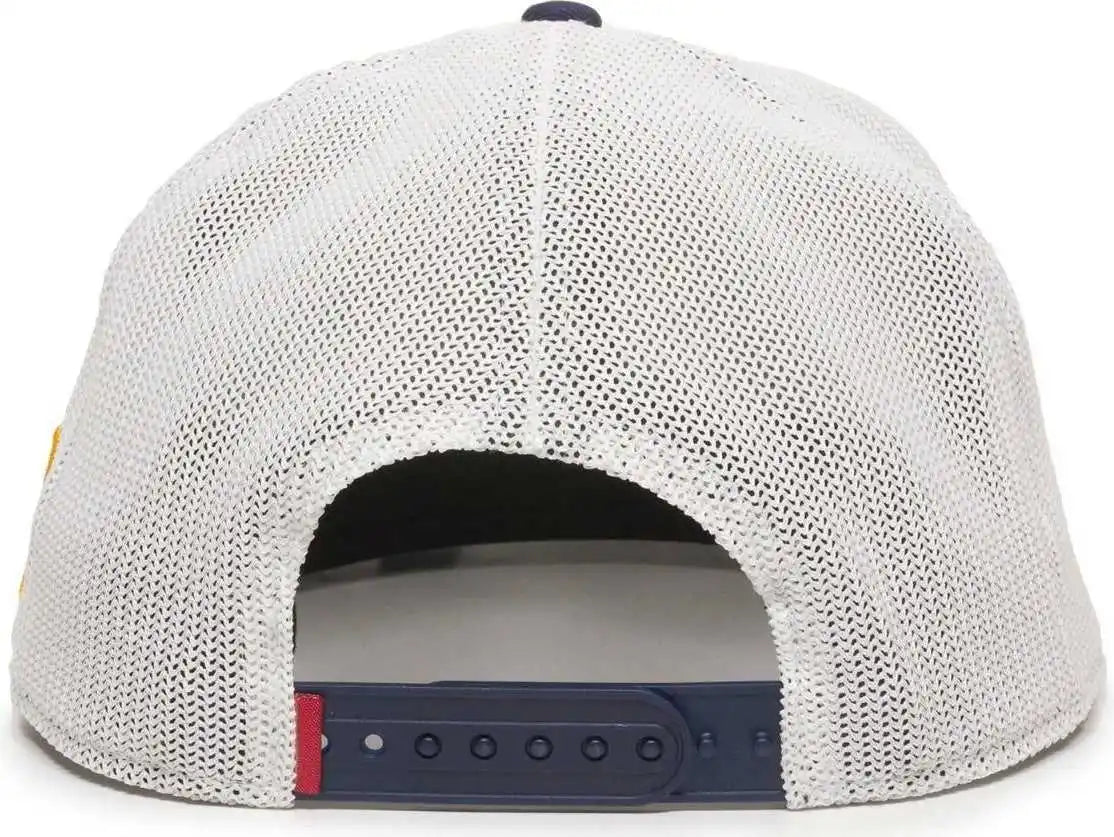 Oc Sports Redlbl103 Woven American Flag Left Side Cap - Navy White - 6 7/8’’ - 7 1/2’’