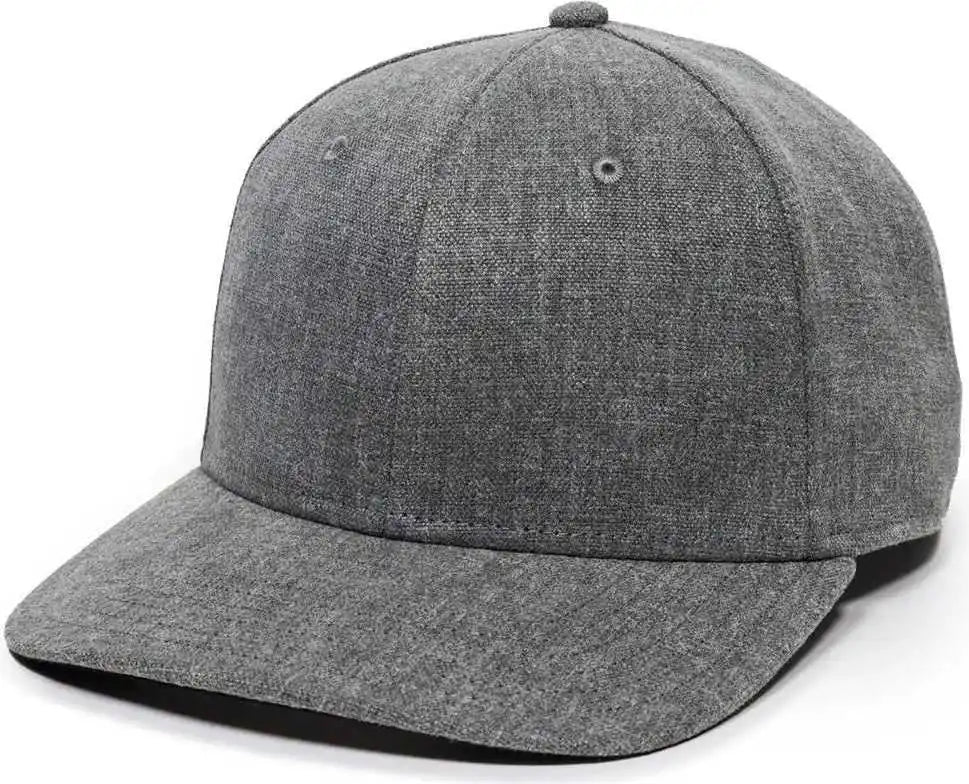 Oc Sports Redlbl110 Hemp Blend Fabric Pro Crown Cap -heather Gray - Osfm
