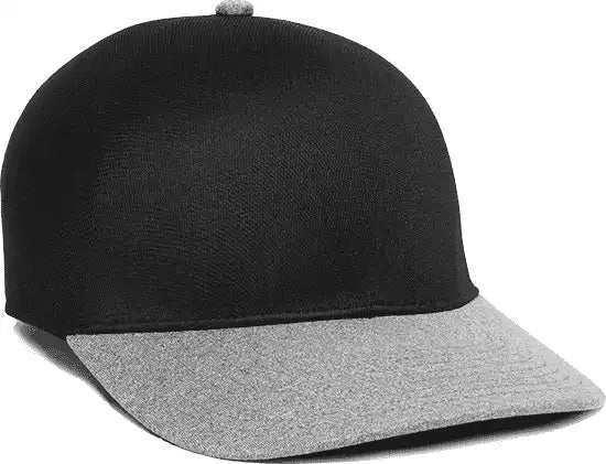 Oc Sports Reevo Flexible Fitting Cap - Black Heathered Grey - Gray / 7’’ - 7 3/8’’