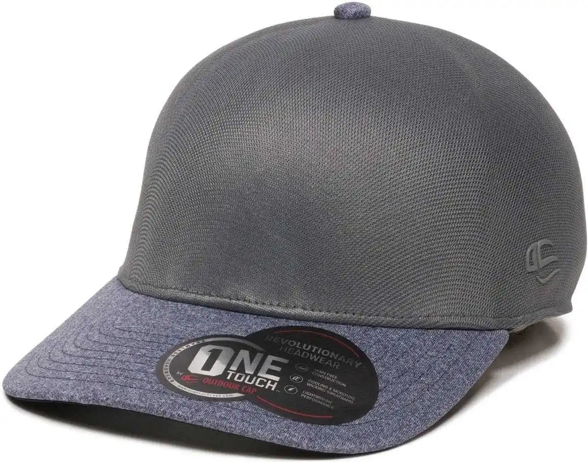 Oc Sports Reevo Flexible Fitting Cap - Graphite Heathered Navy