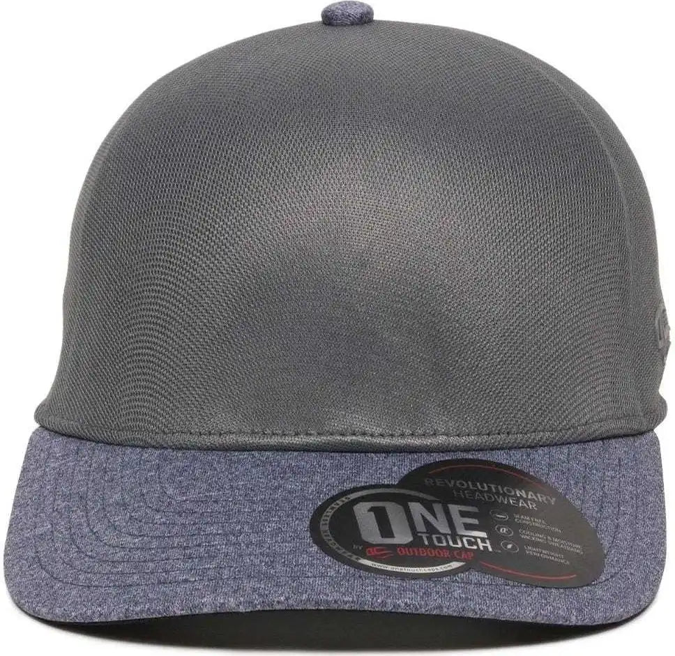 Oc Sports Reevo Flexible Fitting Cap - Graphite Heathered Navy