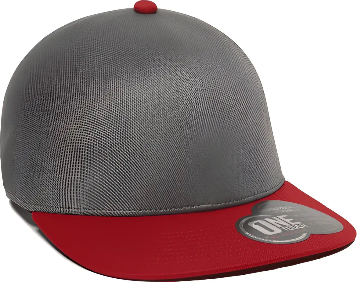 Oc Sports Reevo Flexible Fitting Cap - Graphite Red