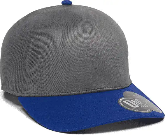 Oc Sports Reevo Flexible Fitting Cap - Graphite Royal - Dark Gray / 7’’ - 7 3/8’’