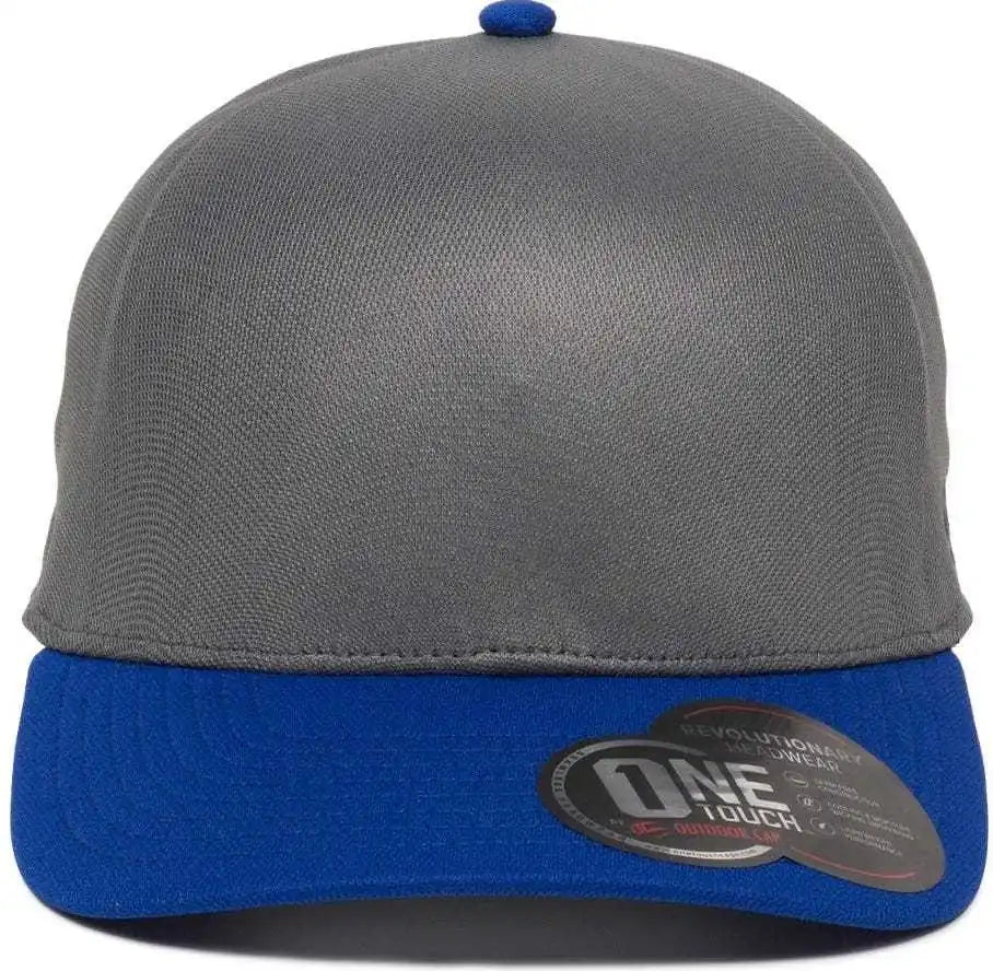 Oc Sports Reevo Flexible Fitting Cap - Graphite Royal