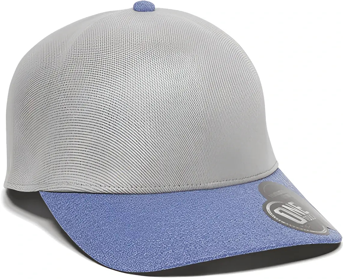 Oc Sports Reevo Flexible Fitting Cap - Light Grey Heathered Royal - Gray / 7’’ - 7 3/8’’