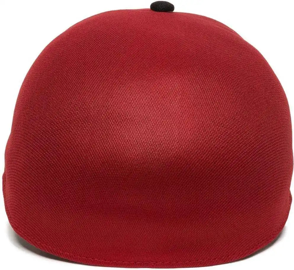 Oc Sports Reevo Flexible Fitting Cap - Red Black - 7’’ - 7 3/8’’