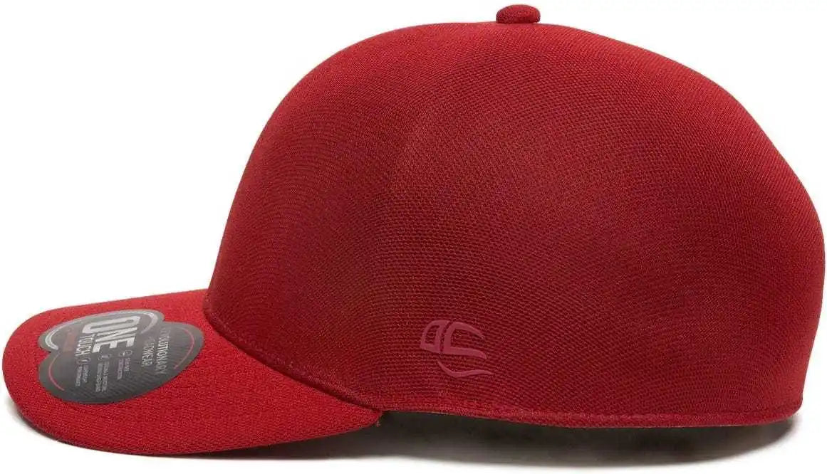 Oc Sports Reevo Flexible Fitting Cap - Red