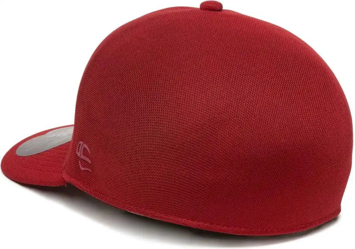 Oc Sports Reevo Flexible Fitting Cap - Red
