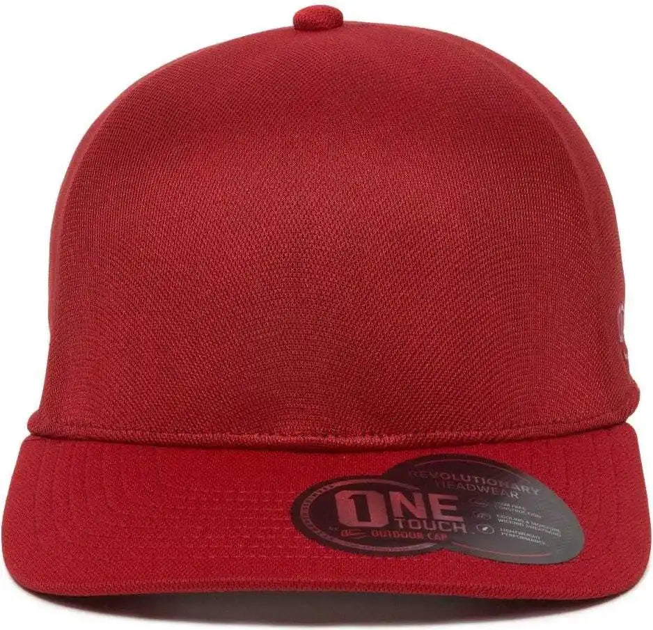 Oc Sports Reevo Flexible Fitting Cap - Red